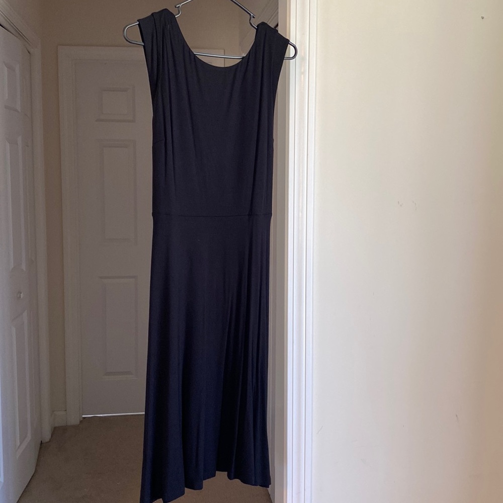 Loft wrap detail dress